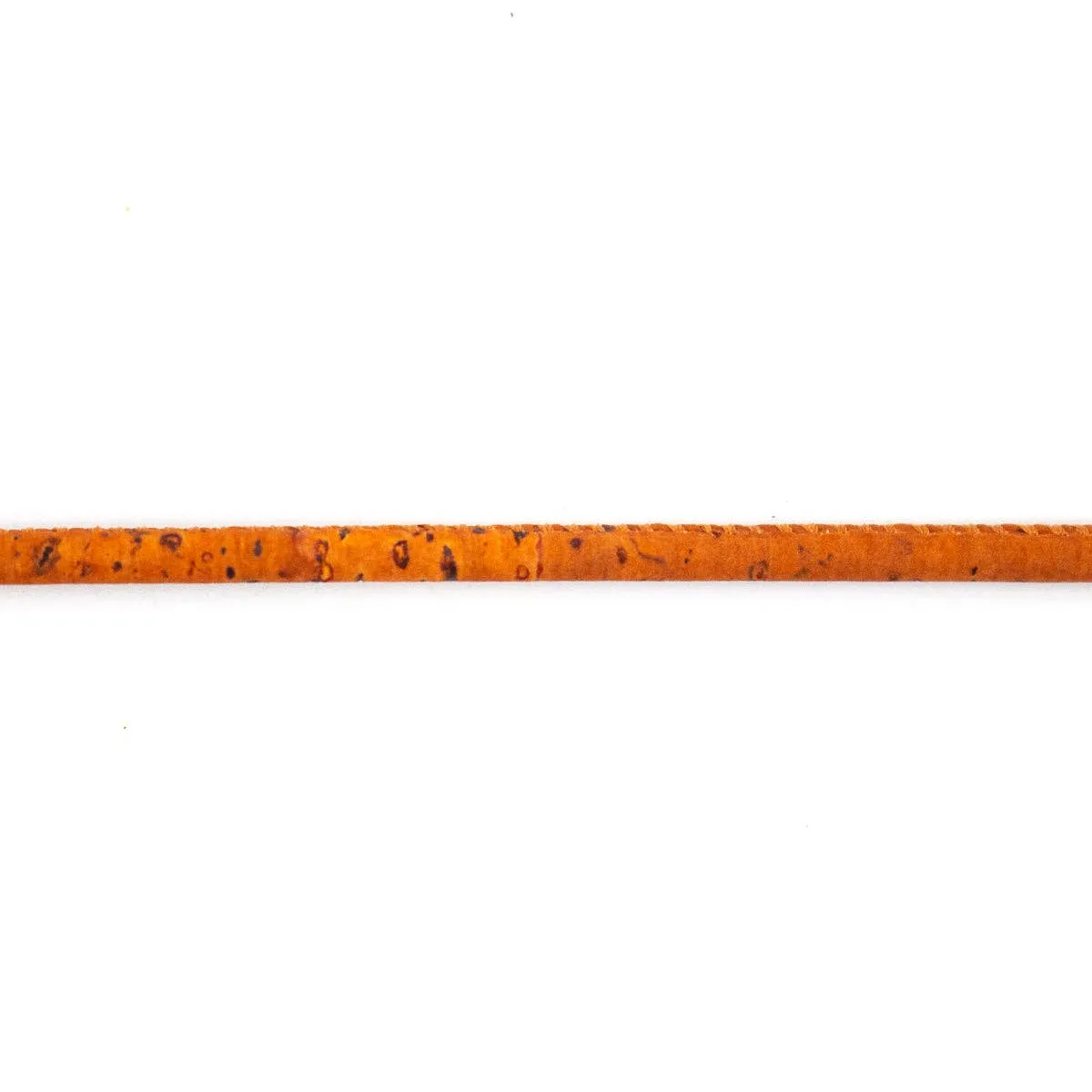 3mm Round orange Cork Cord COR-357(10 meters)