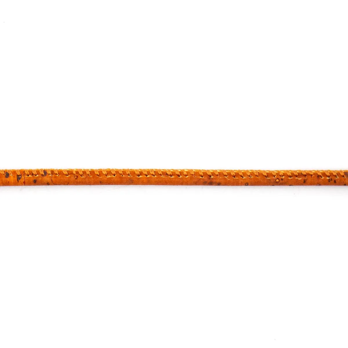 3mm Round orange Cork Cord COR-357(10 meters)