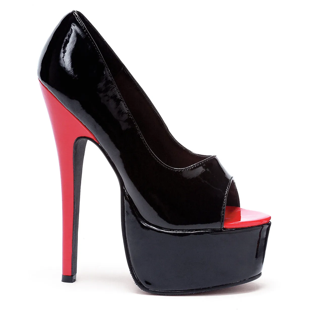 6.5 Stiletto Heel Open Toe Pump