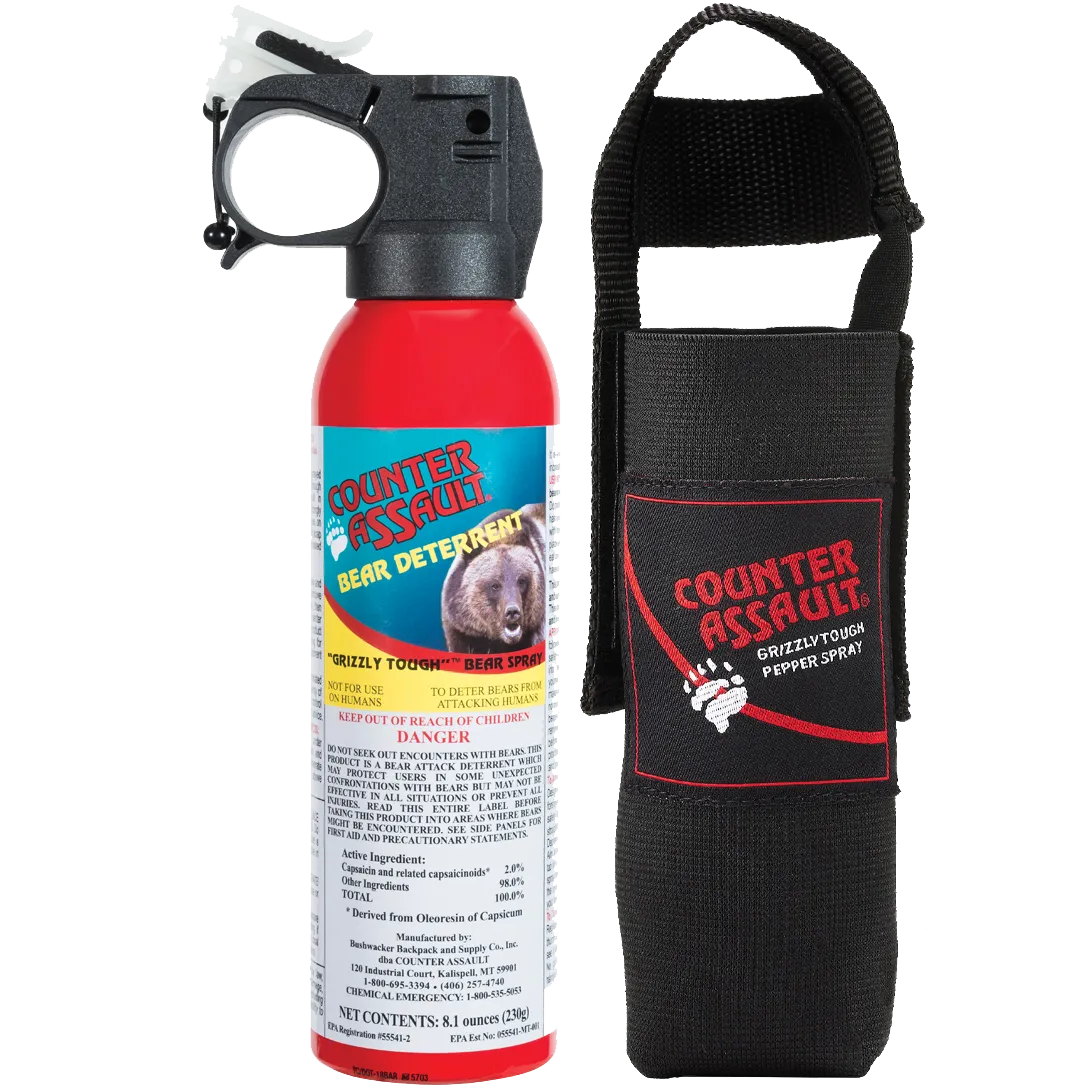 8.1 oz Bear Spray w/ Holster