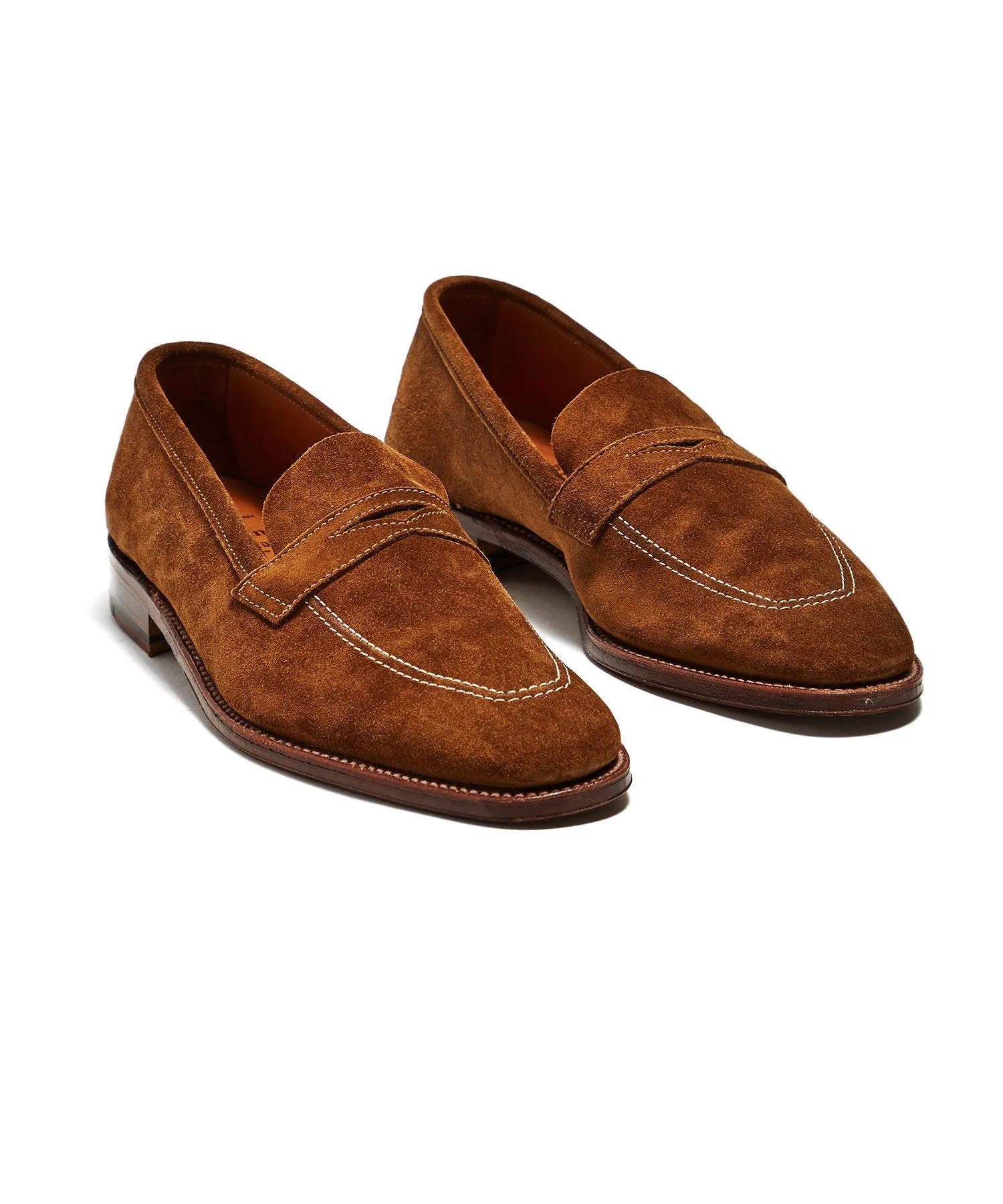 Alden   Todd Snyder Snuff Suede Penny Loafer