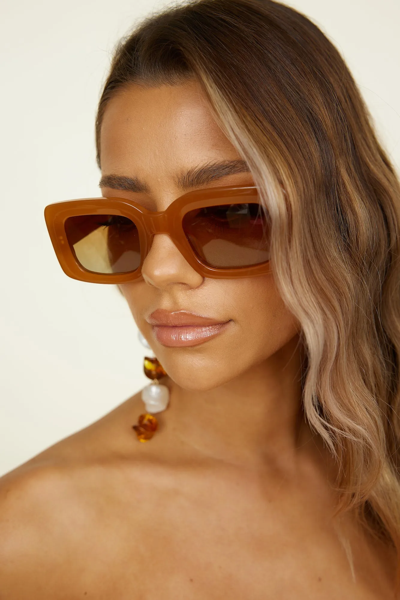 BANBÉ The Kendall Sunglasses Peach Toffee Fade