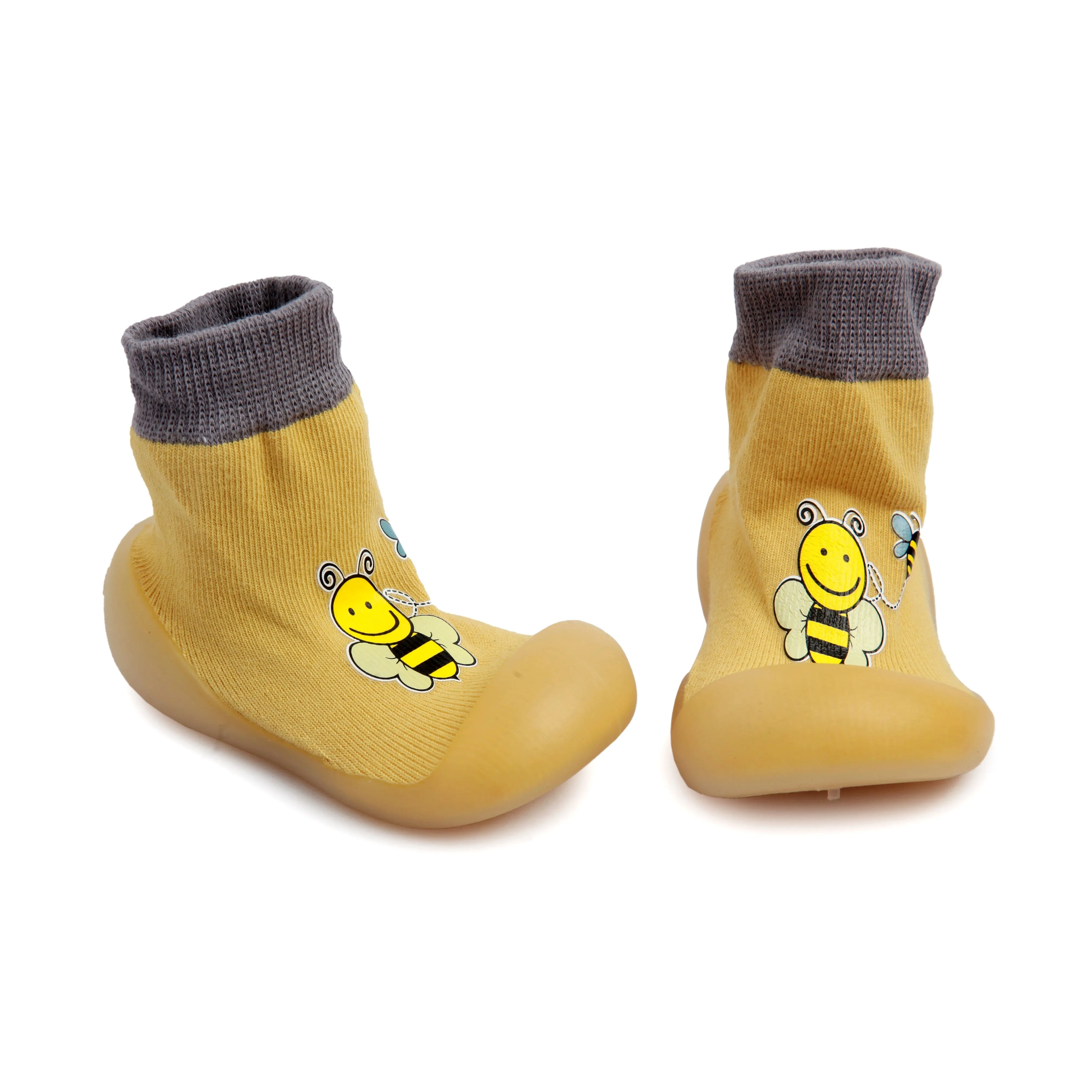 Bee Sweet Star Yellow Slip-On Shoes