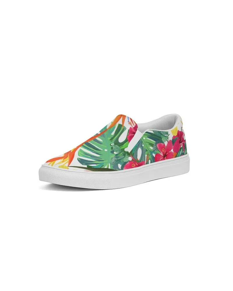 BIRD OF PARADISE FLORAL CANVAS SHOES