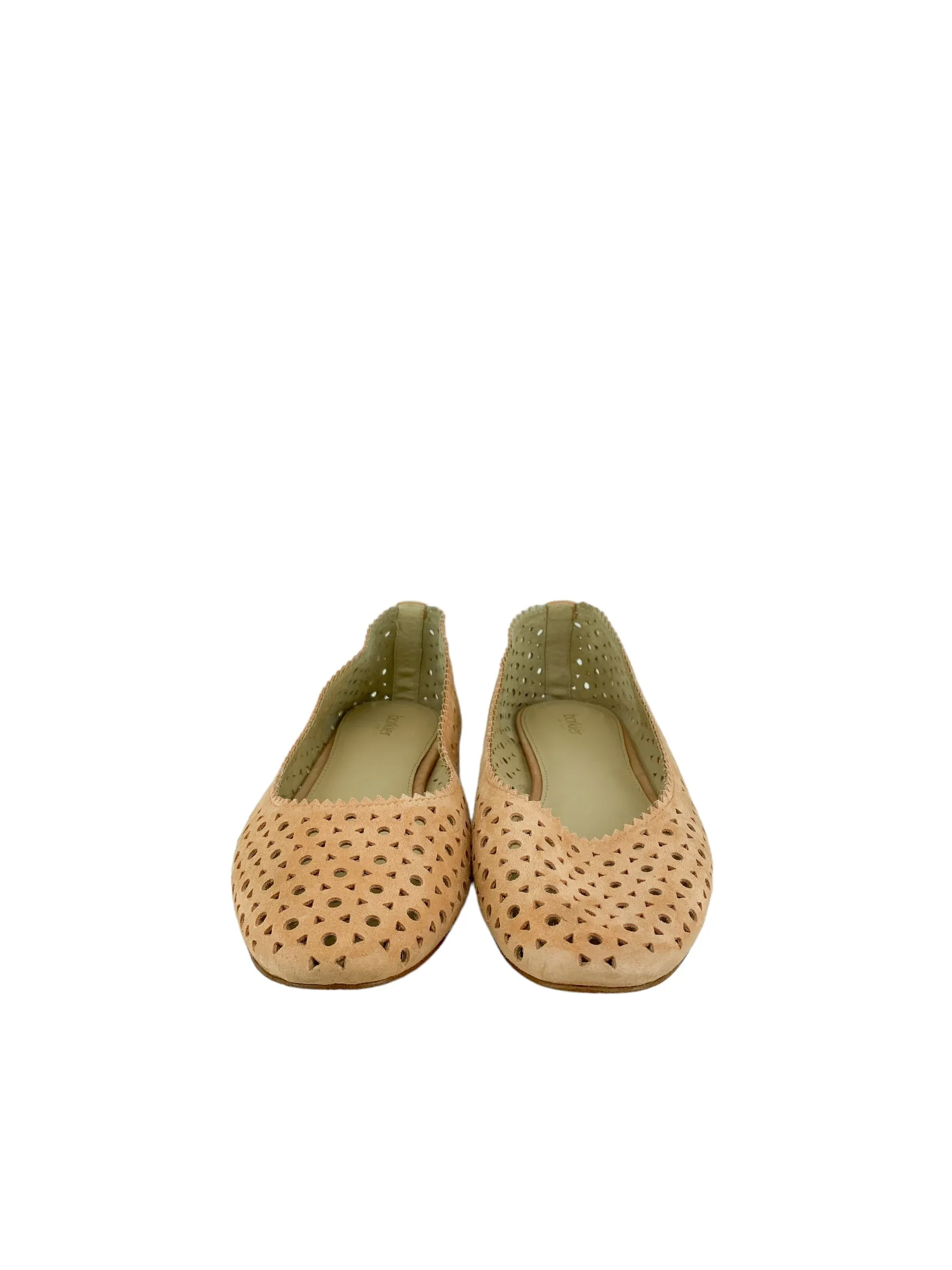 Botkier Women's Mandy Perforated Ballet Flats Blush Size 8.5