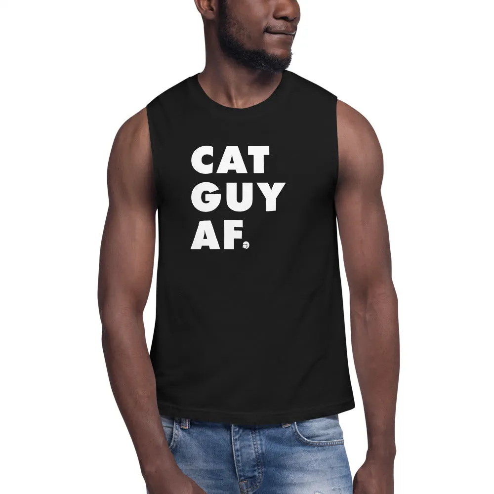 Cat Guy AF Unisex Tank Top