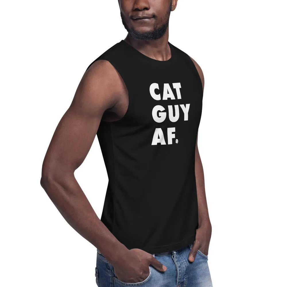 Cat Guy AF Unisex Tank Top