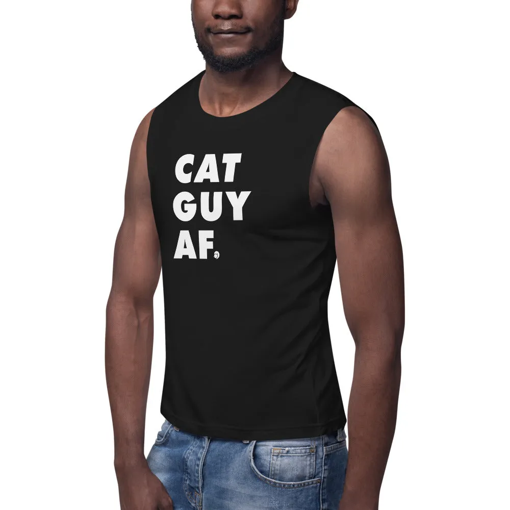 Cat Guy AF Unisex Tank Top