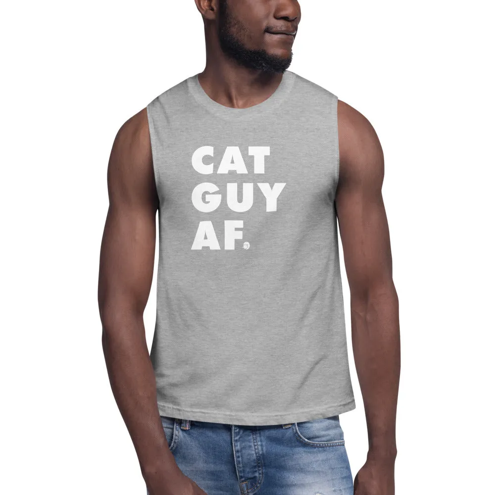 Cat Guy AF Unisex Tank Top