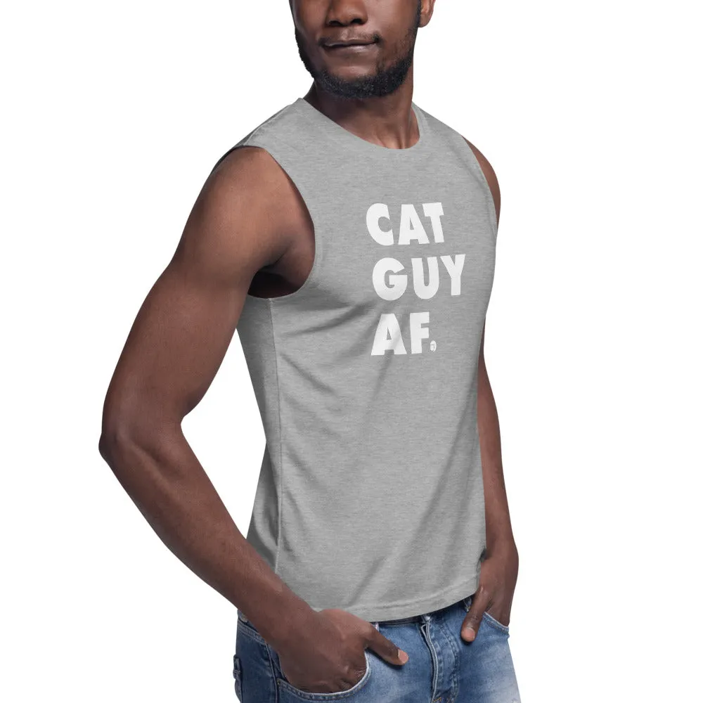 Cat Guy AF Unisex Tank Top