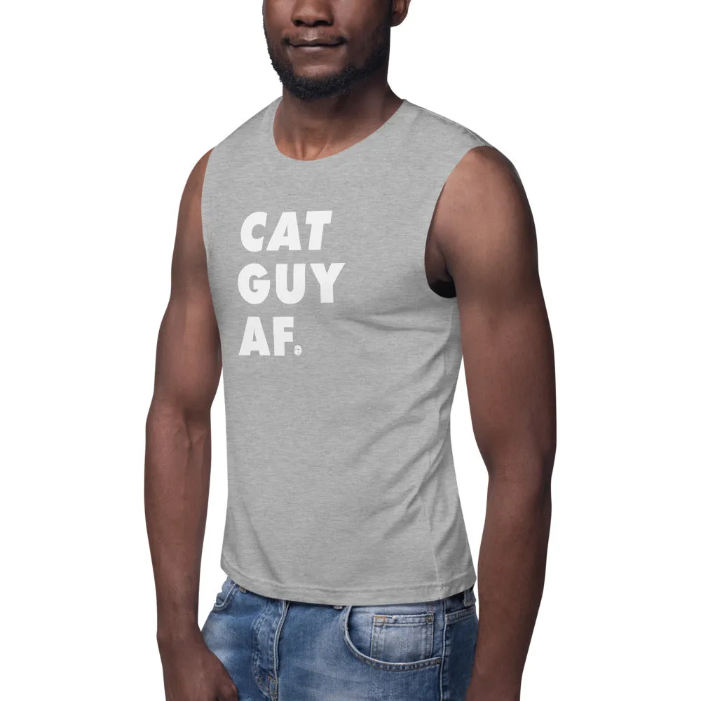 Cat Guy AF Unisex Tank Top