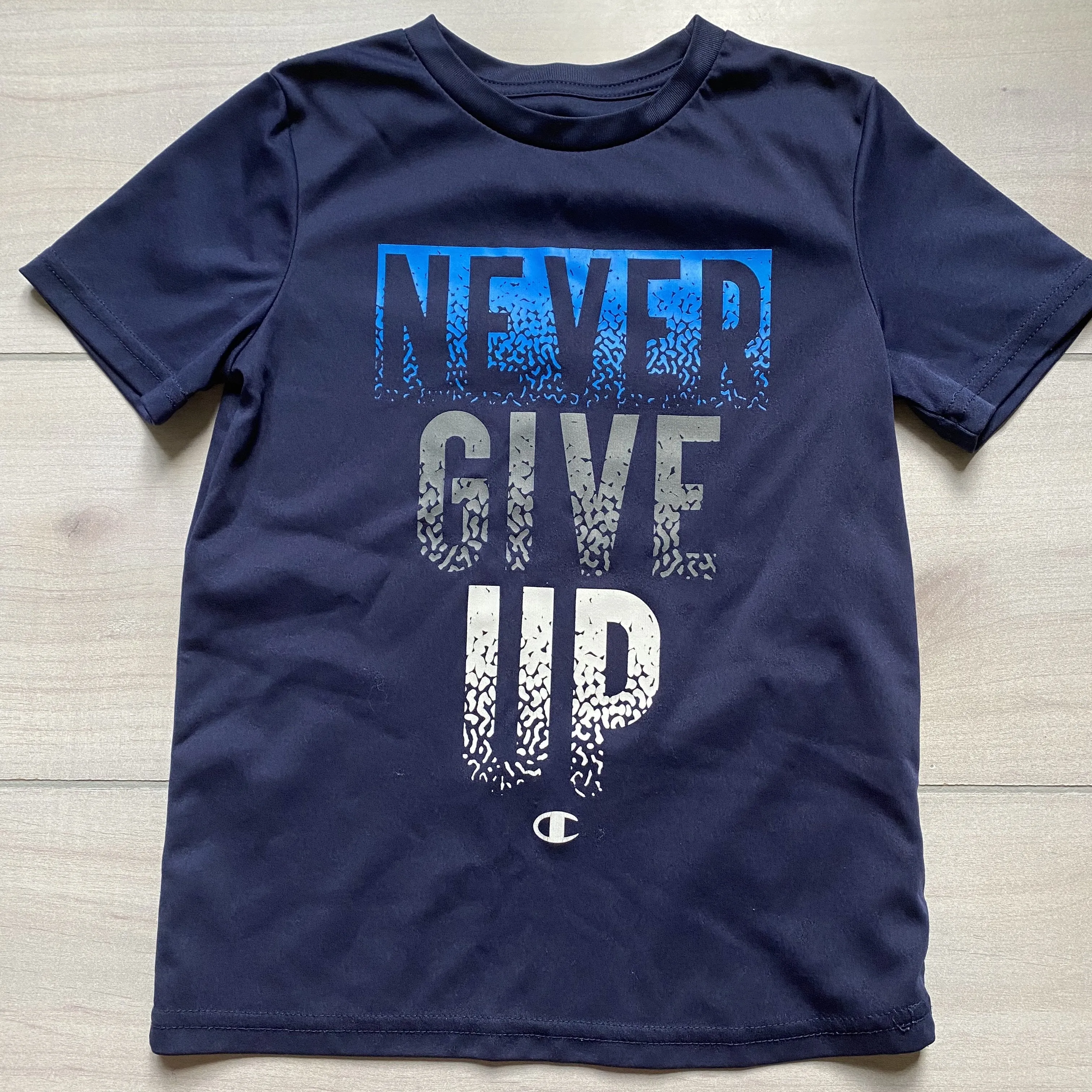 Champion Never Give Up Performance Tee Shirt