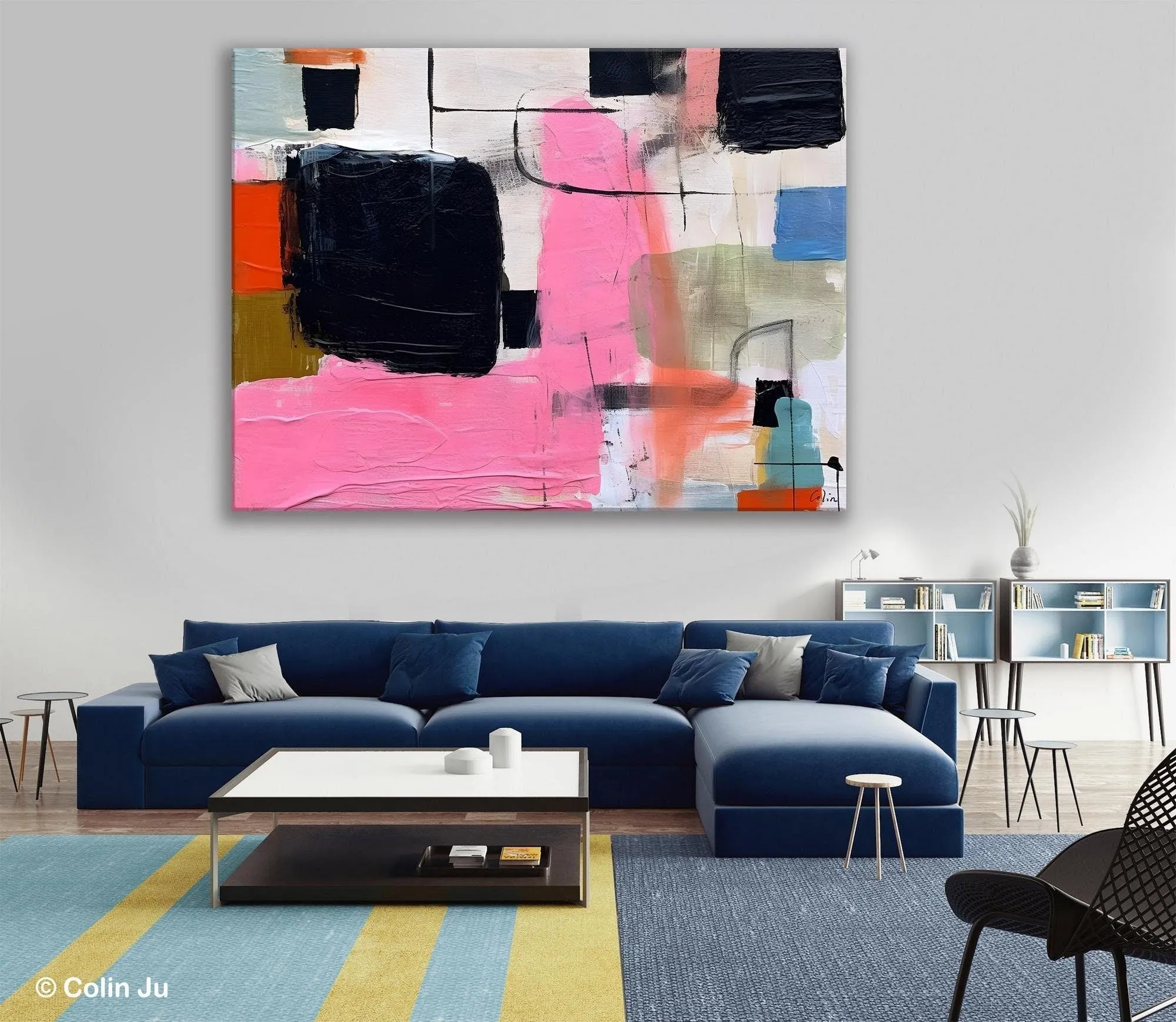 Contemporary Painting on Canvas, Extra Large Wall Art Paintings, Simple Canvas Art, Original Canvas Art for sale, Simple Abstract Paintings