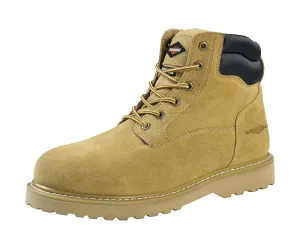 Diamondback Work Boots, 10, Extra Wide W, Tan, Leather Upper, Lace-Up, Steel Toe, With Lining :EA: QUANTITY: 1