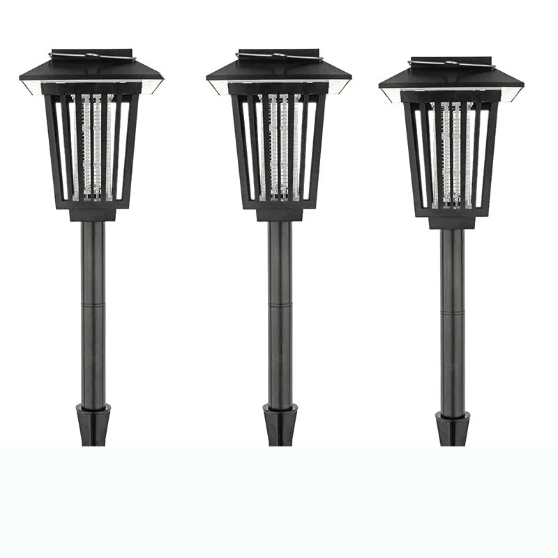 Garden Lamp Solar Retro Outdoor Mosquito Trap Lamp Courtyard Mosquito Trap Garden Rainproof In-Ground Lawn Lamp