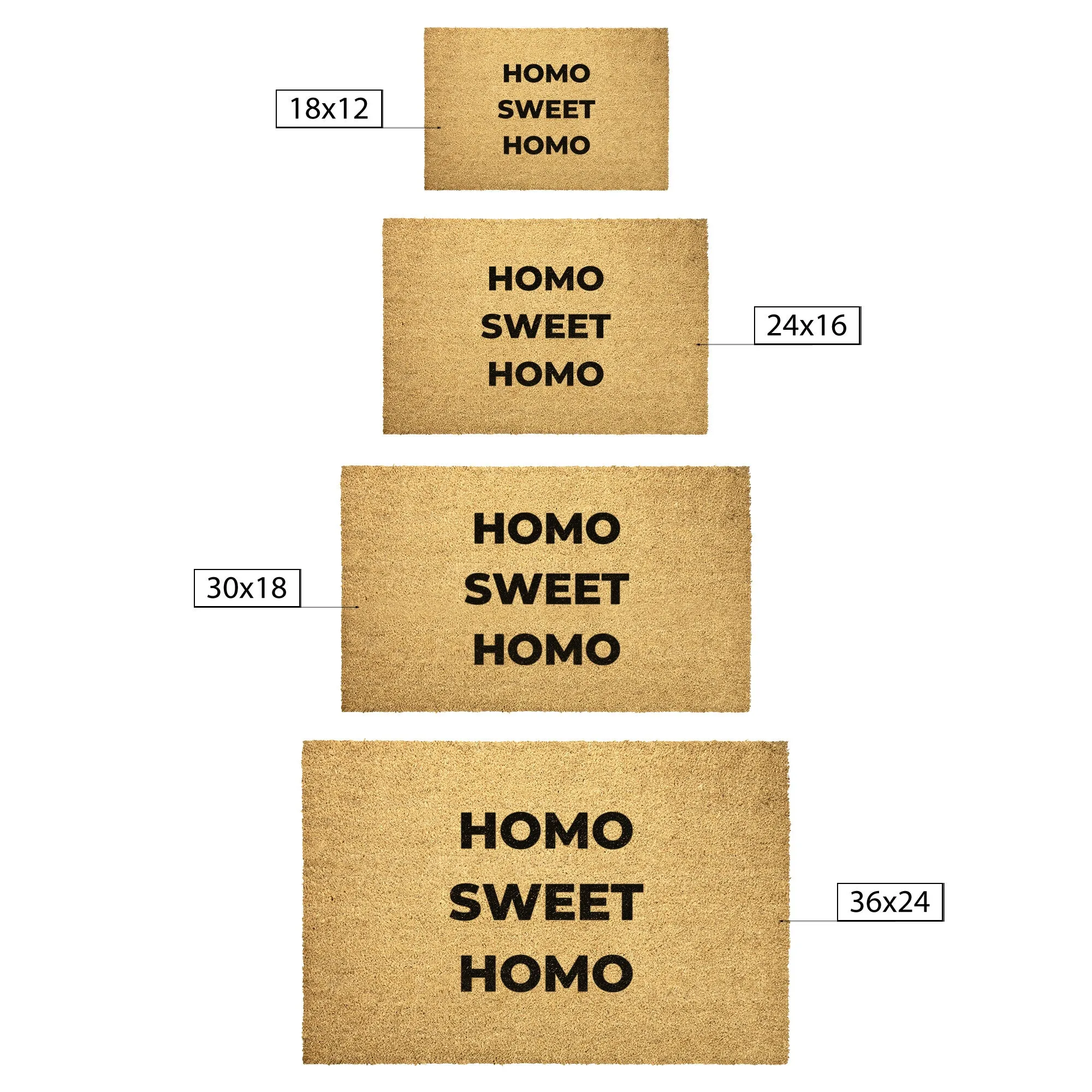 Homo Sweet Homo Door Mat