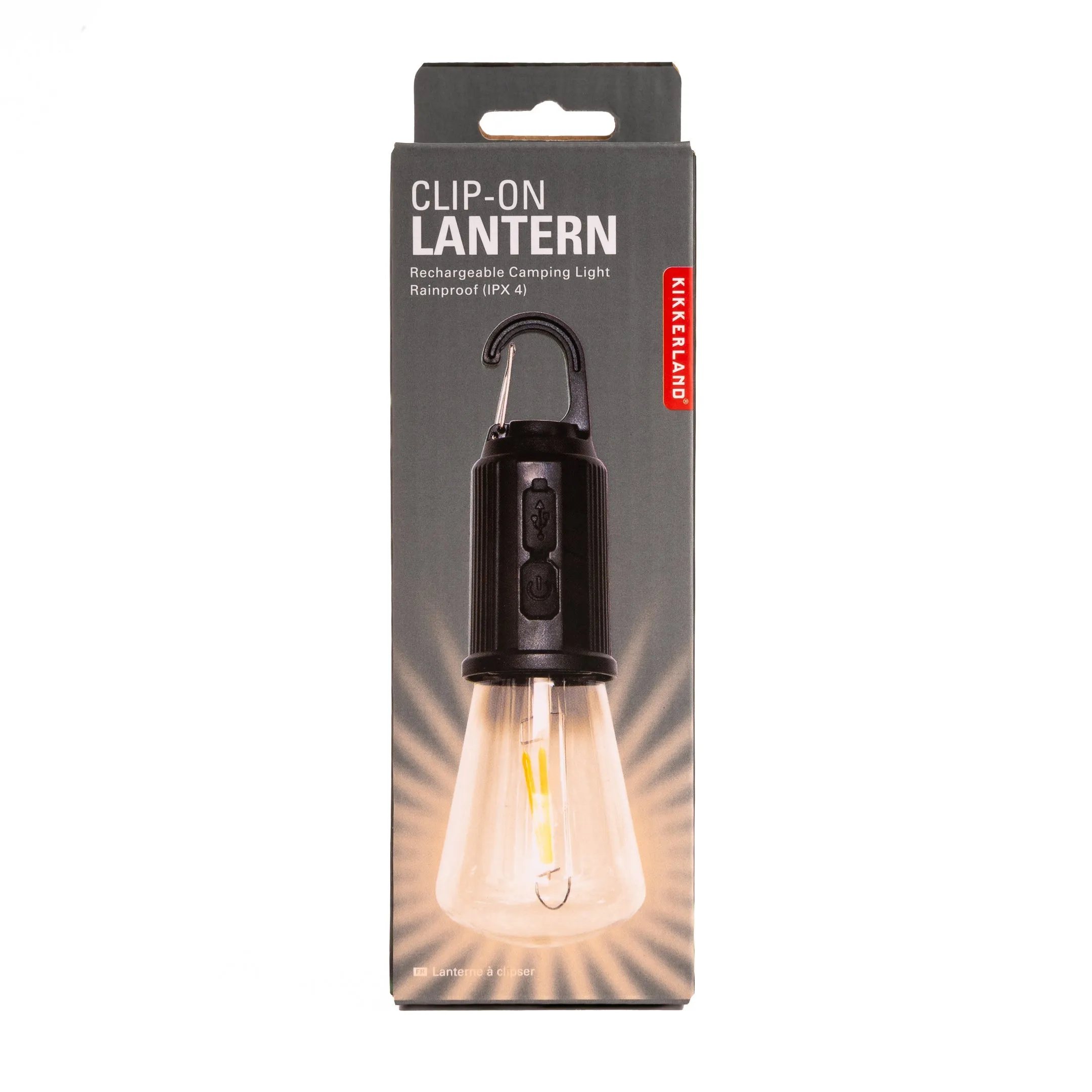 Kikkerland Clip On Lantern – 6.75" x 2"