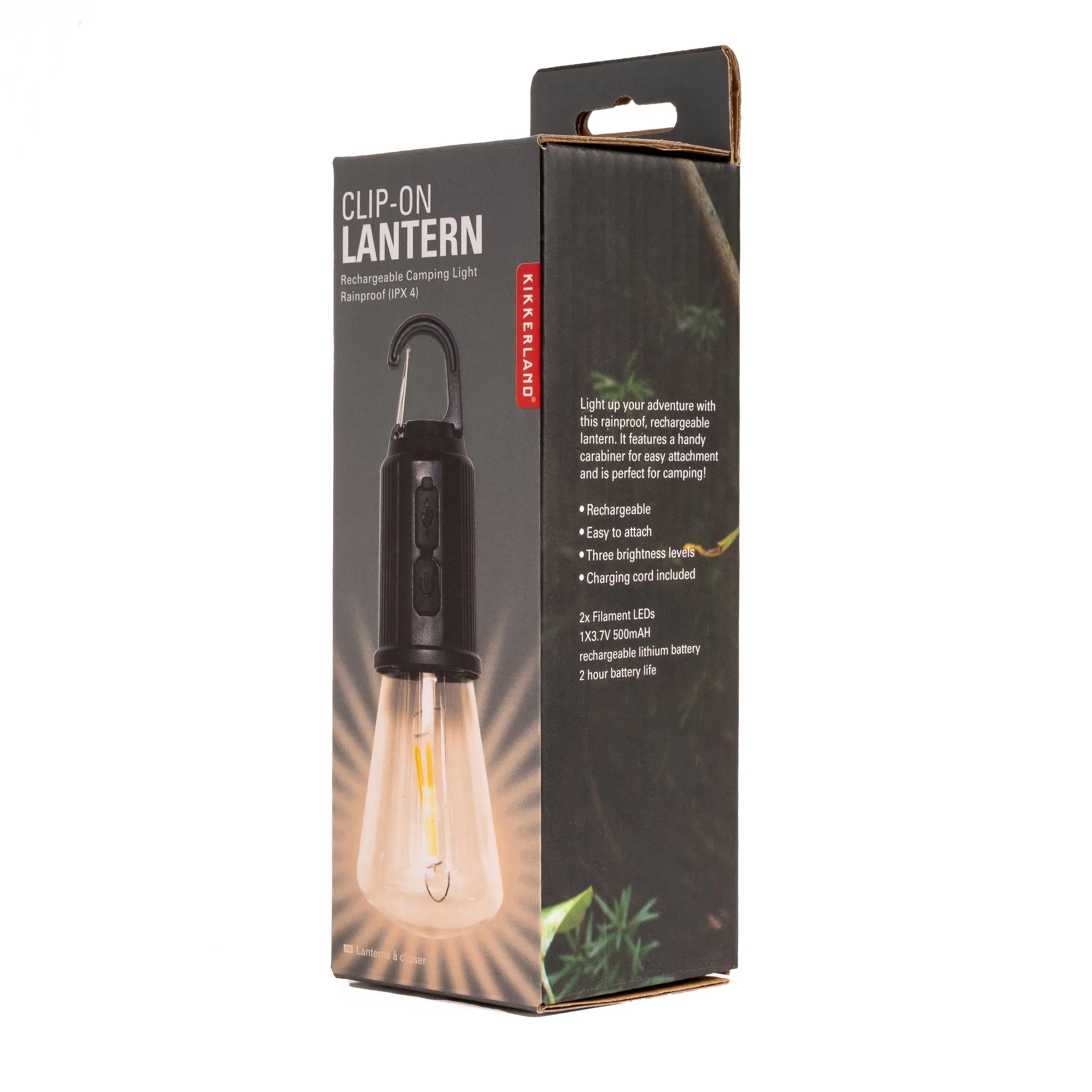 Kikkerland Clip On Lantern – 6.75" x 2"