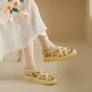 Lightweight Strappy Platform Sandals for Women