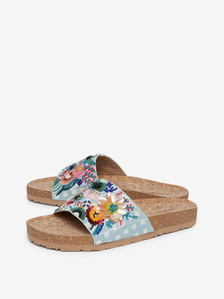 LUNA BLU Multicolour Floral Design Slides