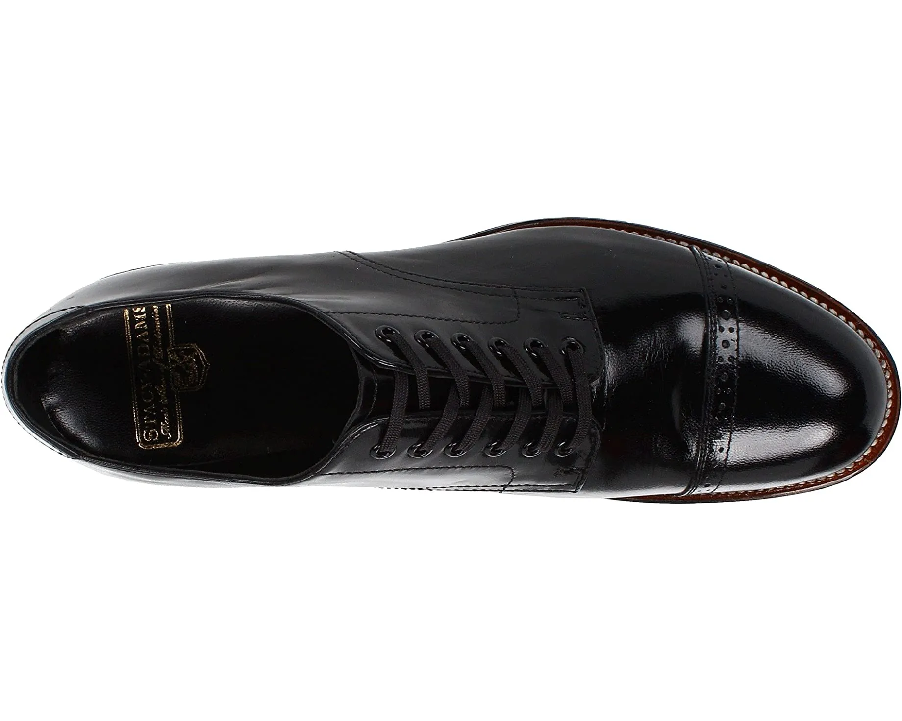 Madison (Cap Toe) Stacy Adams Oxfords, black