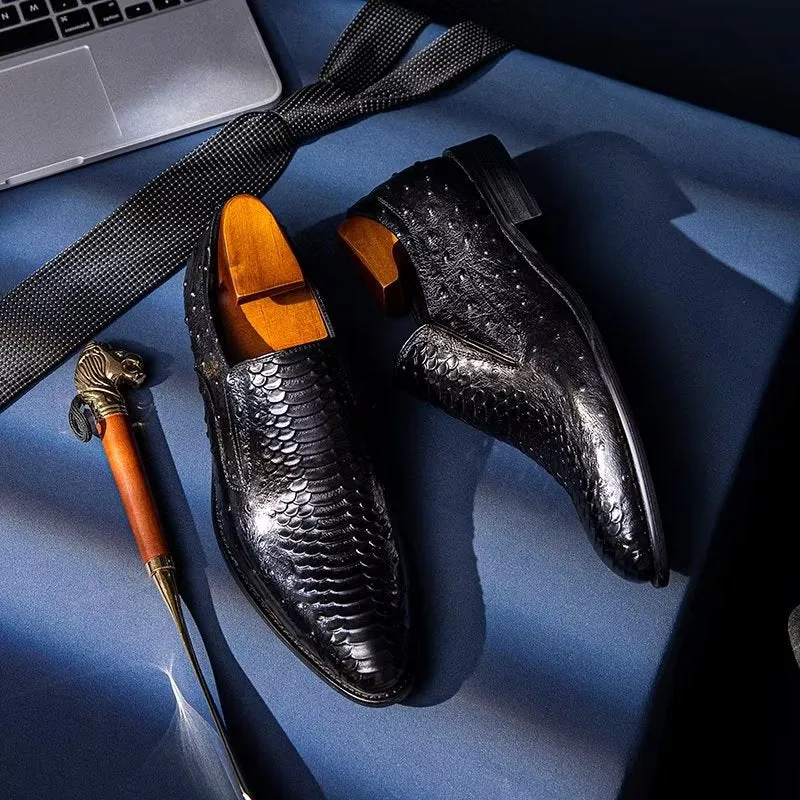 Opulent CrocTex Slip-on Footwear