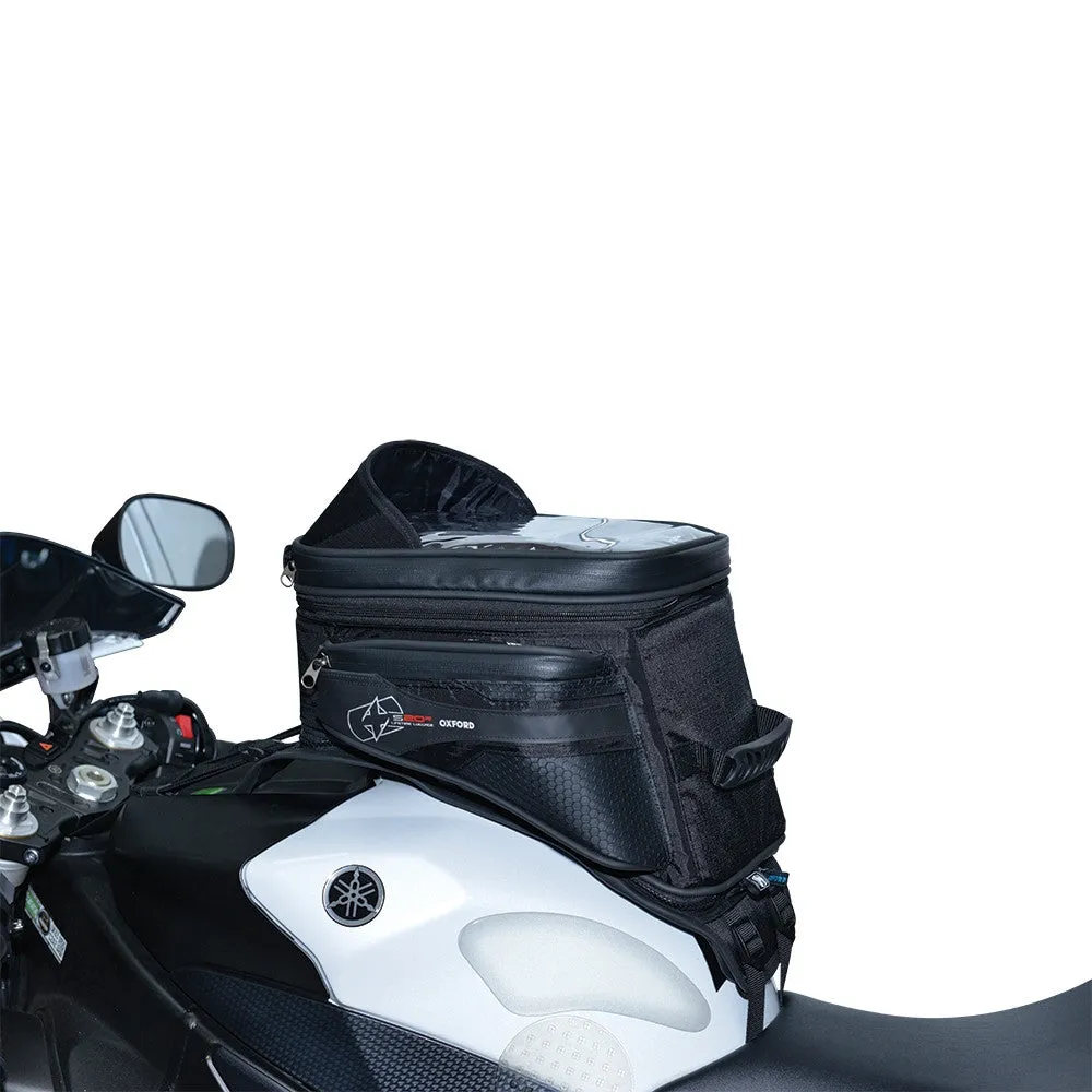 Oxford S20R Adventure 20 Litre Strap On Tank Bag - Black