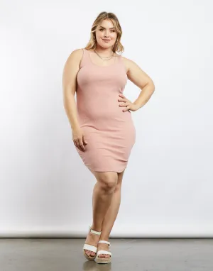 Plus Size Rachel Strappy Bodycon Dress