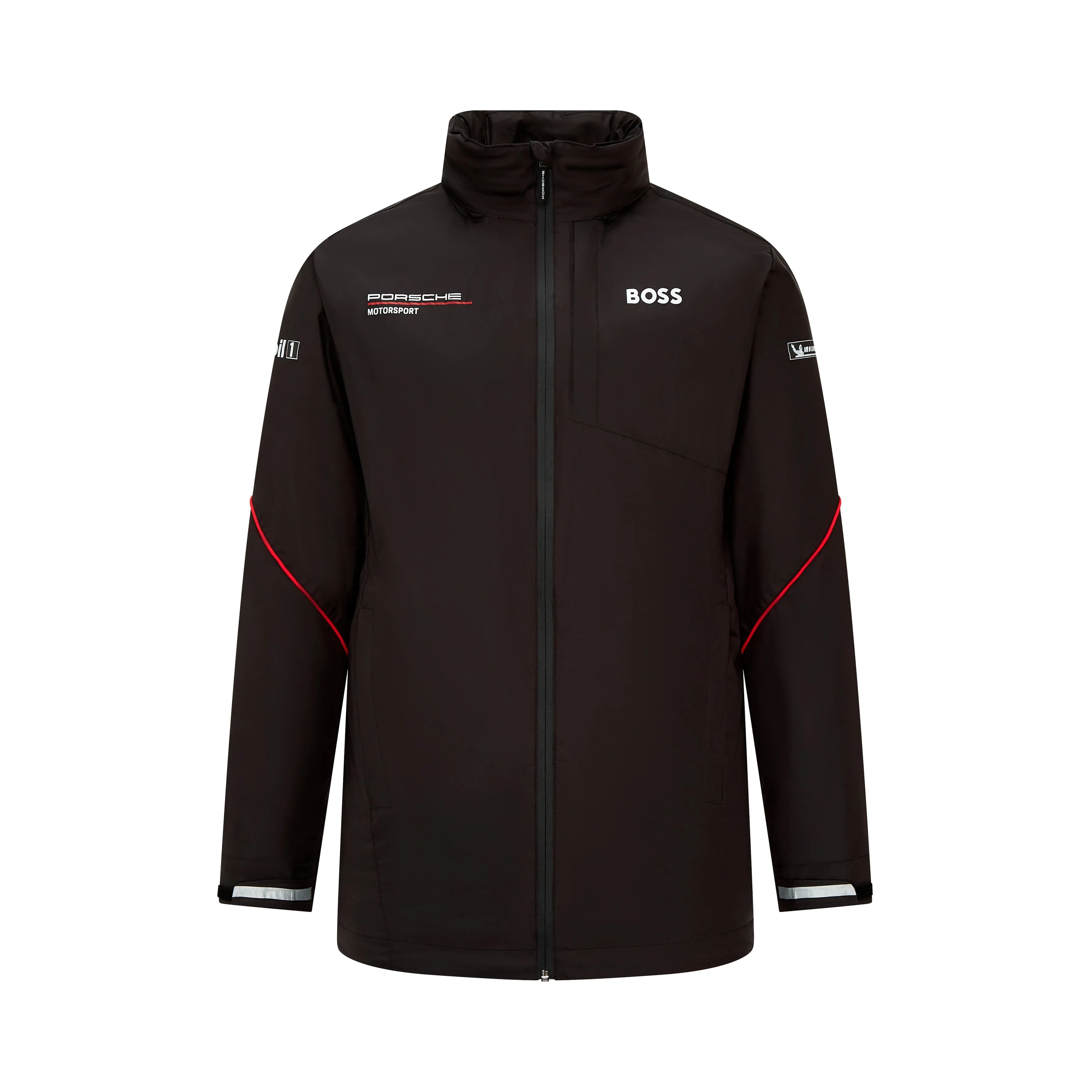 Porsche Motorsports Team Rain Jacket - Black