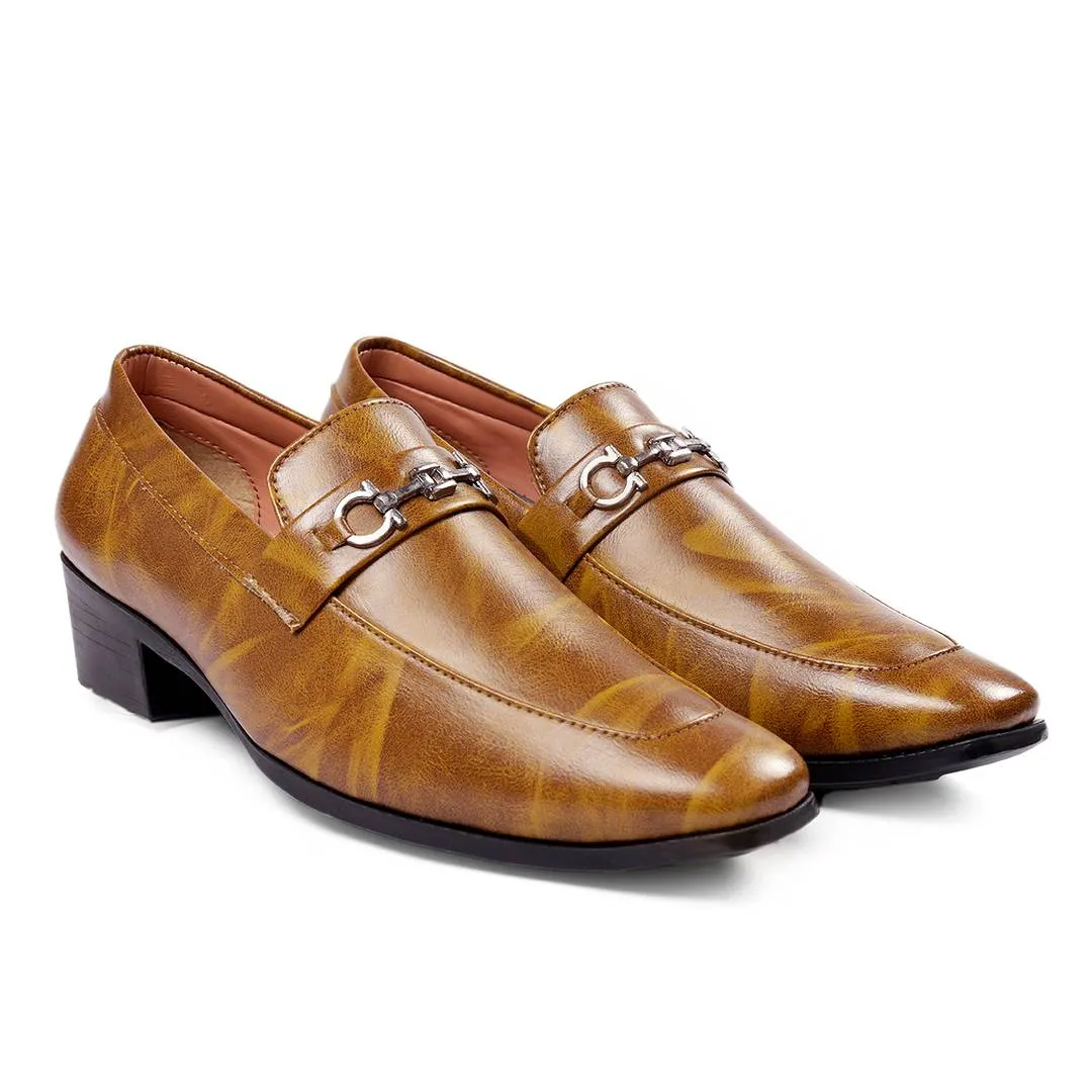 Premium Tan Synthetic Leather Formal Shoe For Men