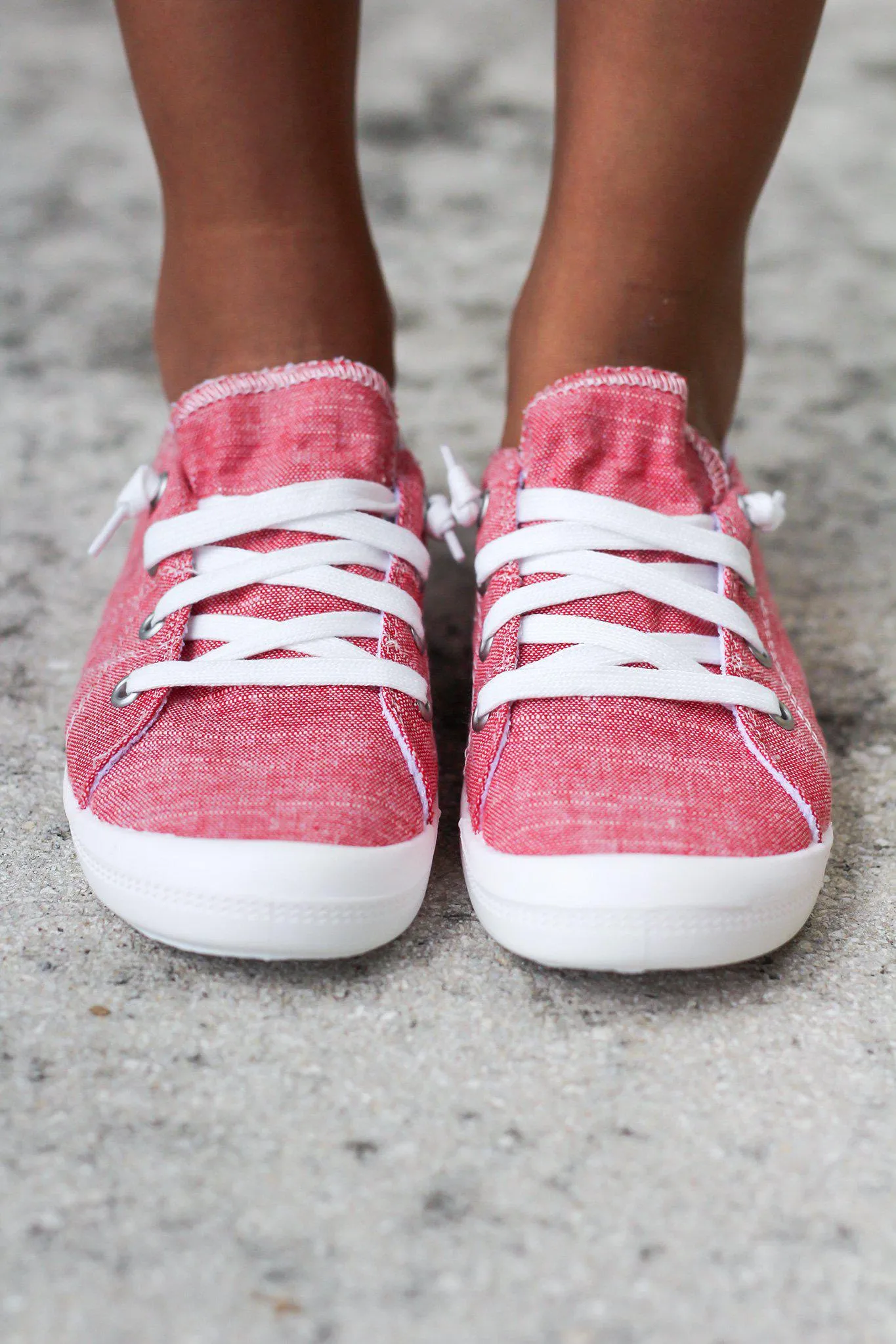 Rae Red Sneakers