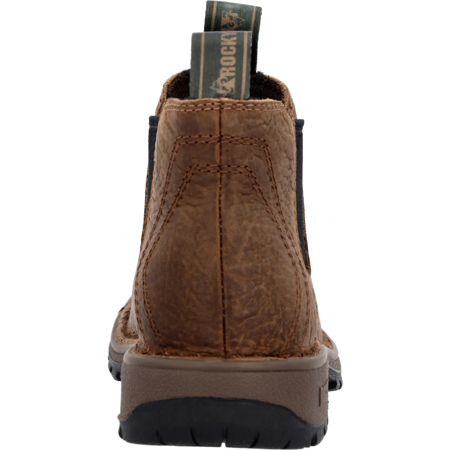 Rocky Kids Boys Brown Leather Legacy 32 Western Work Boots