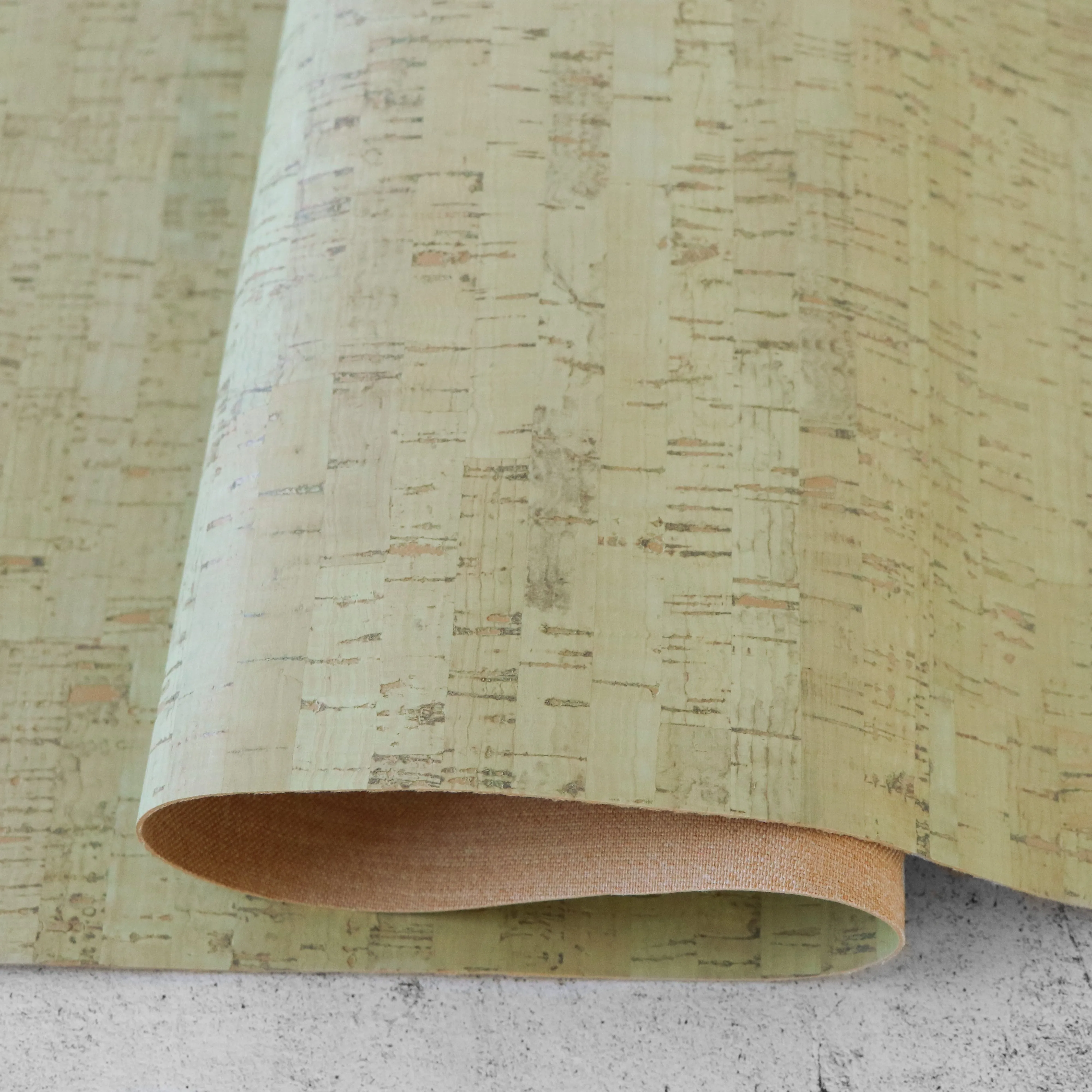 Rustic Sea Glass Cork Fabric