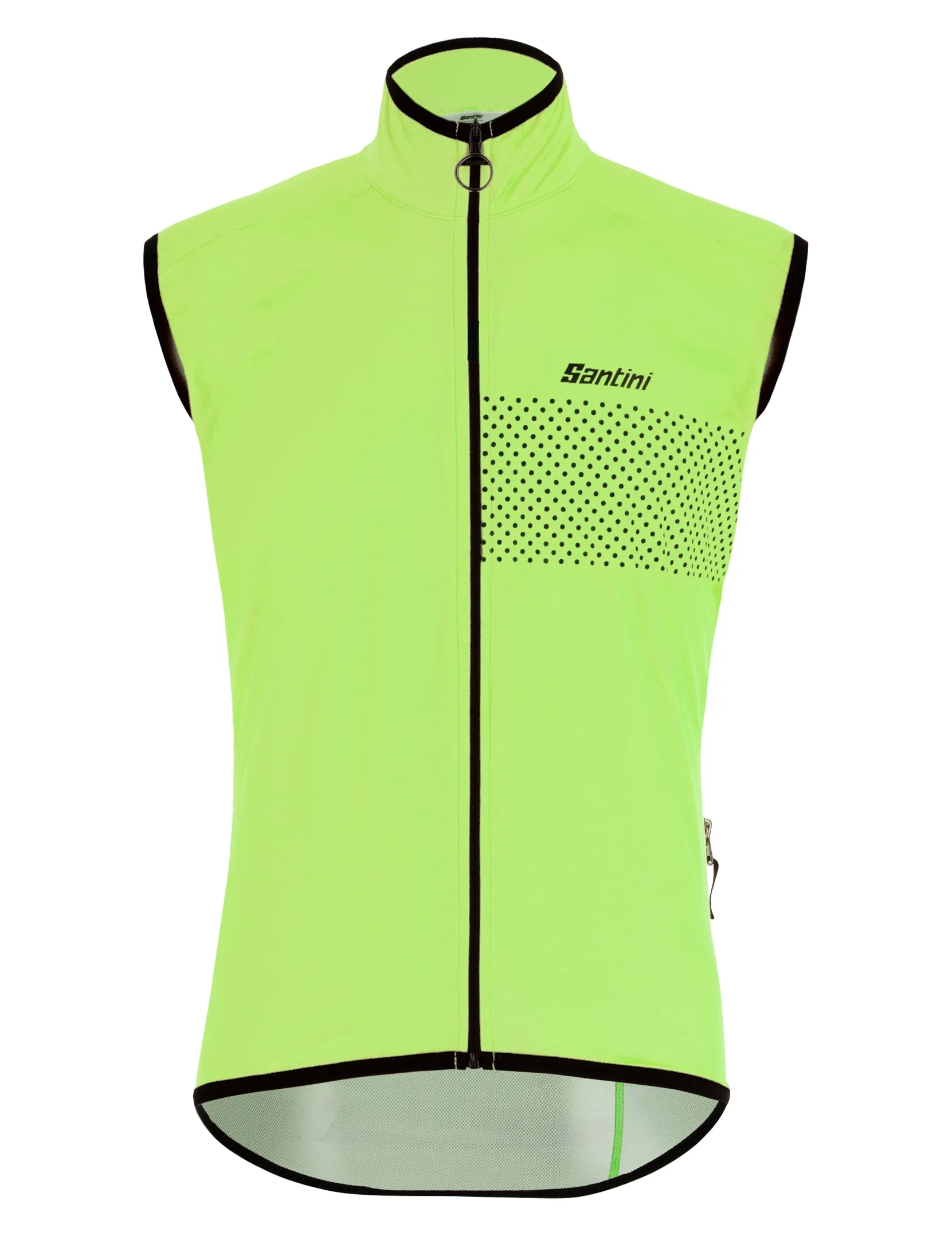 Santini Guard Nimbus Rainproof Vest - High Viz Green