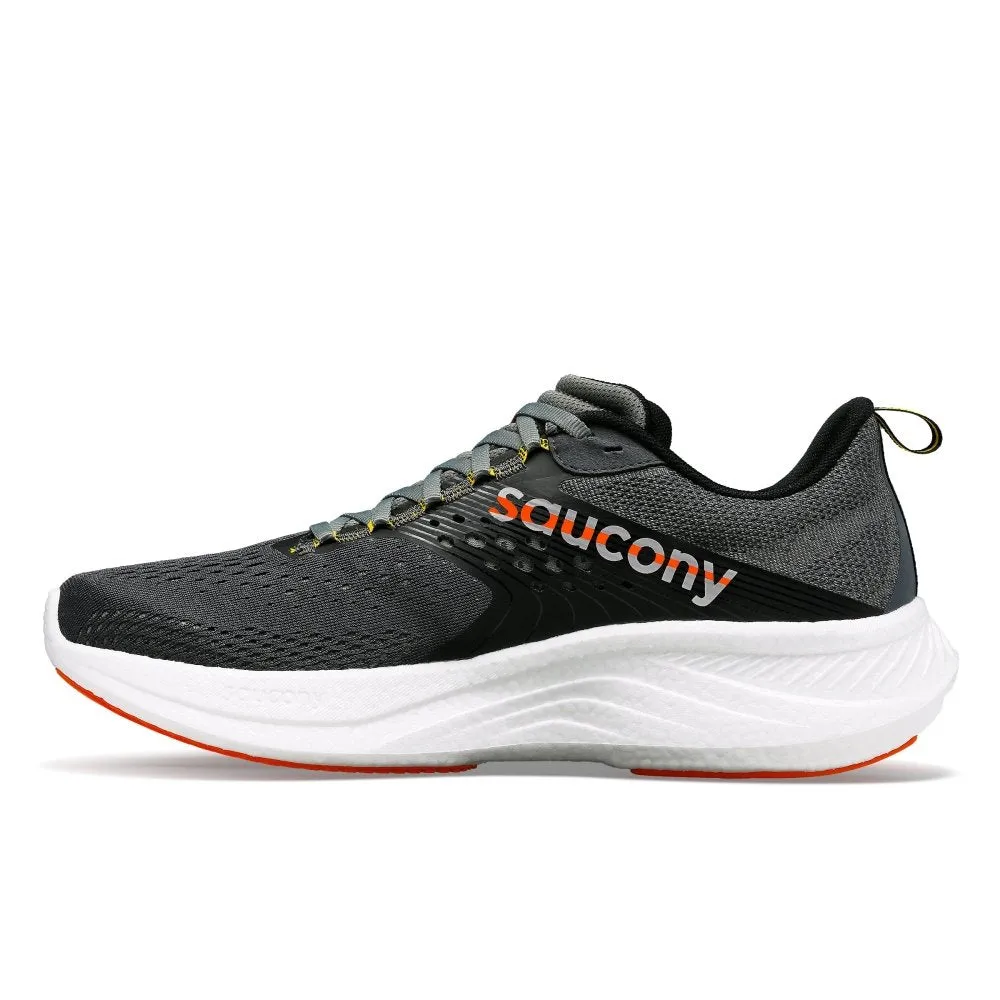 Saucony Men's Ride 17 - Shadow/Pepper (Wide Width)