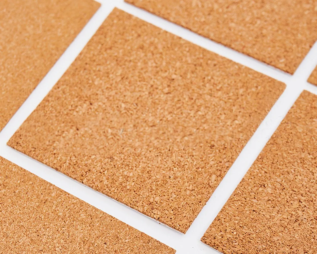 Self-Adhesive Cork Sheets 36 Pieces Mini Wall Cork Board Cork Mats