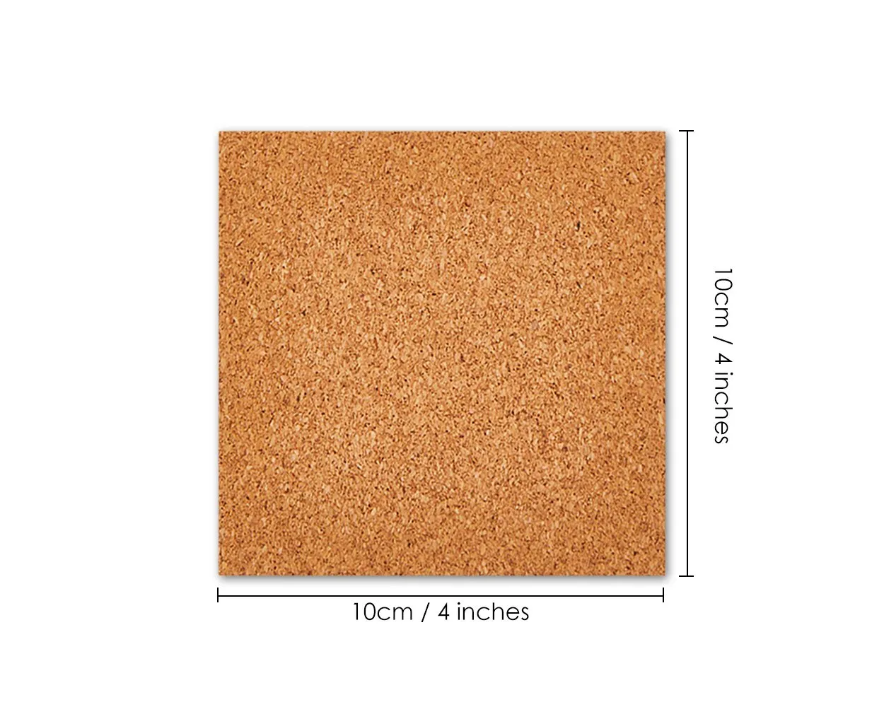 Self-Adhesive Cork Sheets 36 Pieces Mini Wall Cork Board Cork Mats