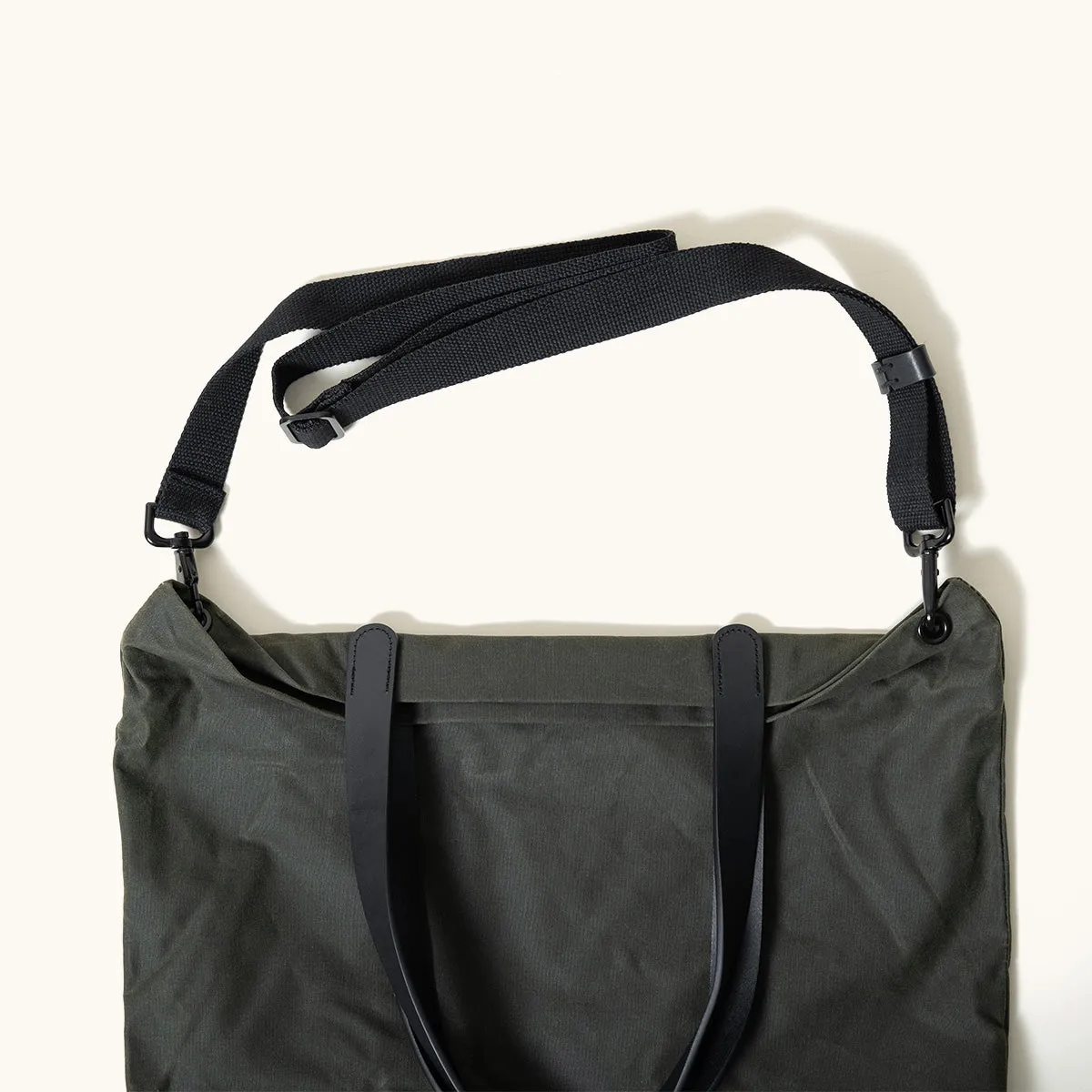 Simple Tote - Juniper Green (Waxed Canvas)