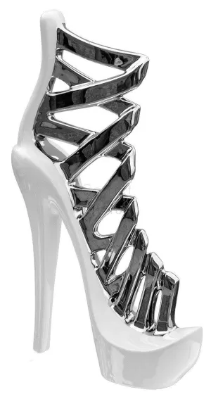 Small Stiletto Shoe in White ,CP72 [CP72]