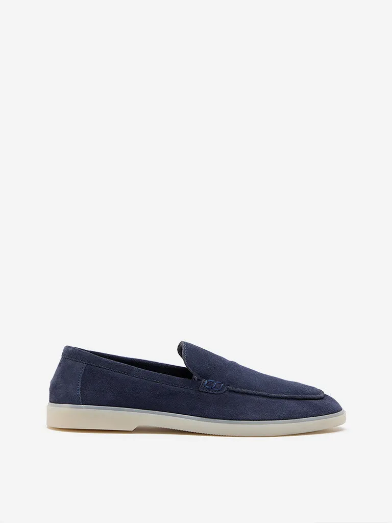 SOLEPLAY Navy Suede Slip-On Shoes