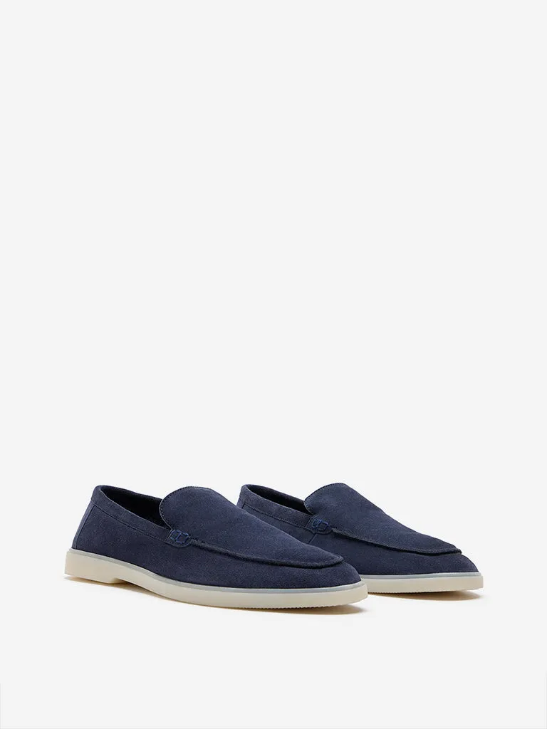 SOLEPLAY Navy Suede Slip-On Shoes