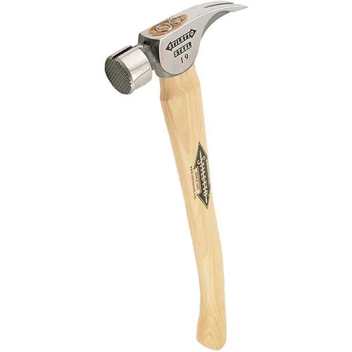 Stiletto 19oz Milled Face Steel Hammer