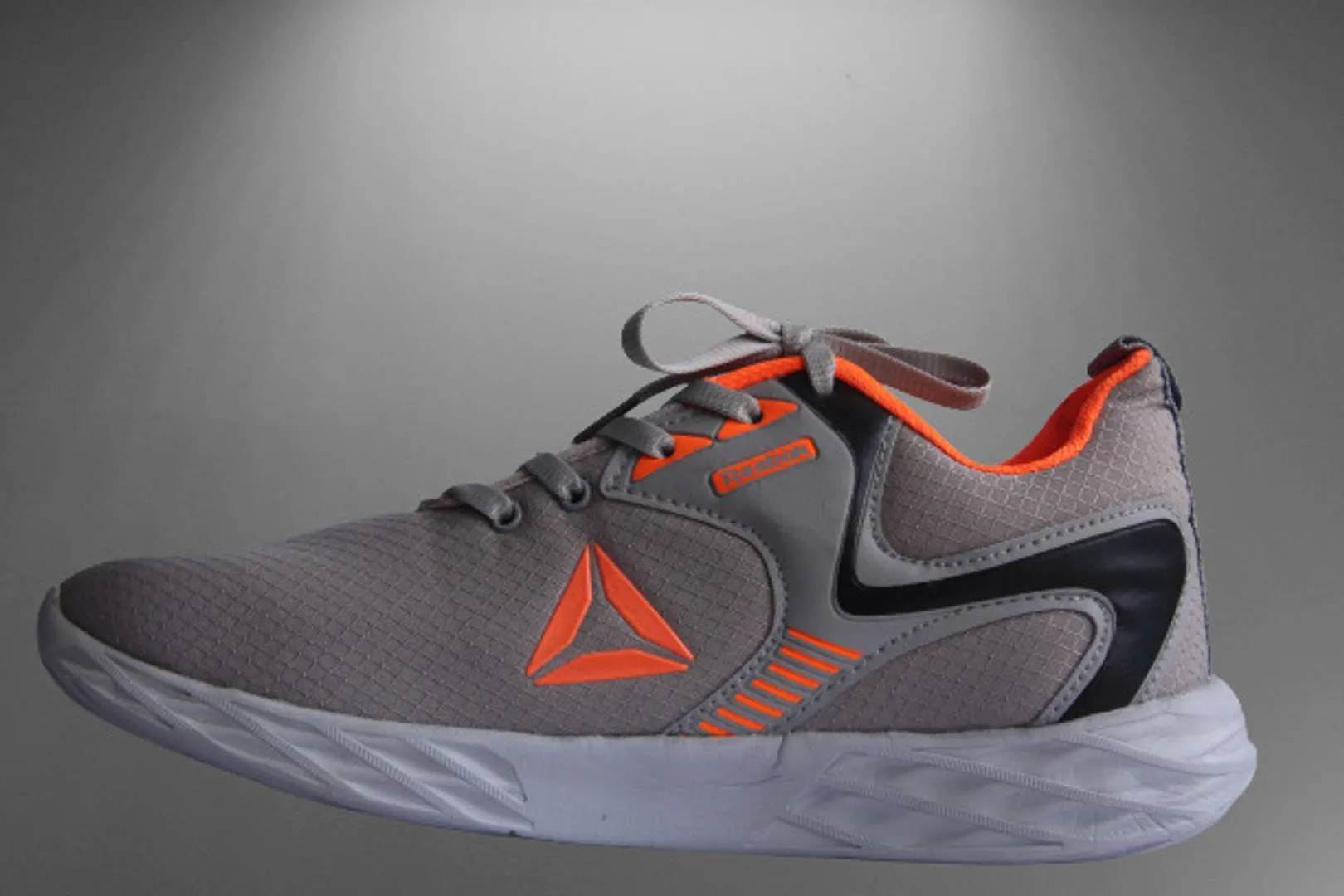 Trendy & Stylish Orange Grey Sports Shoes For Men