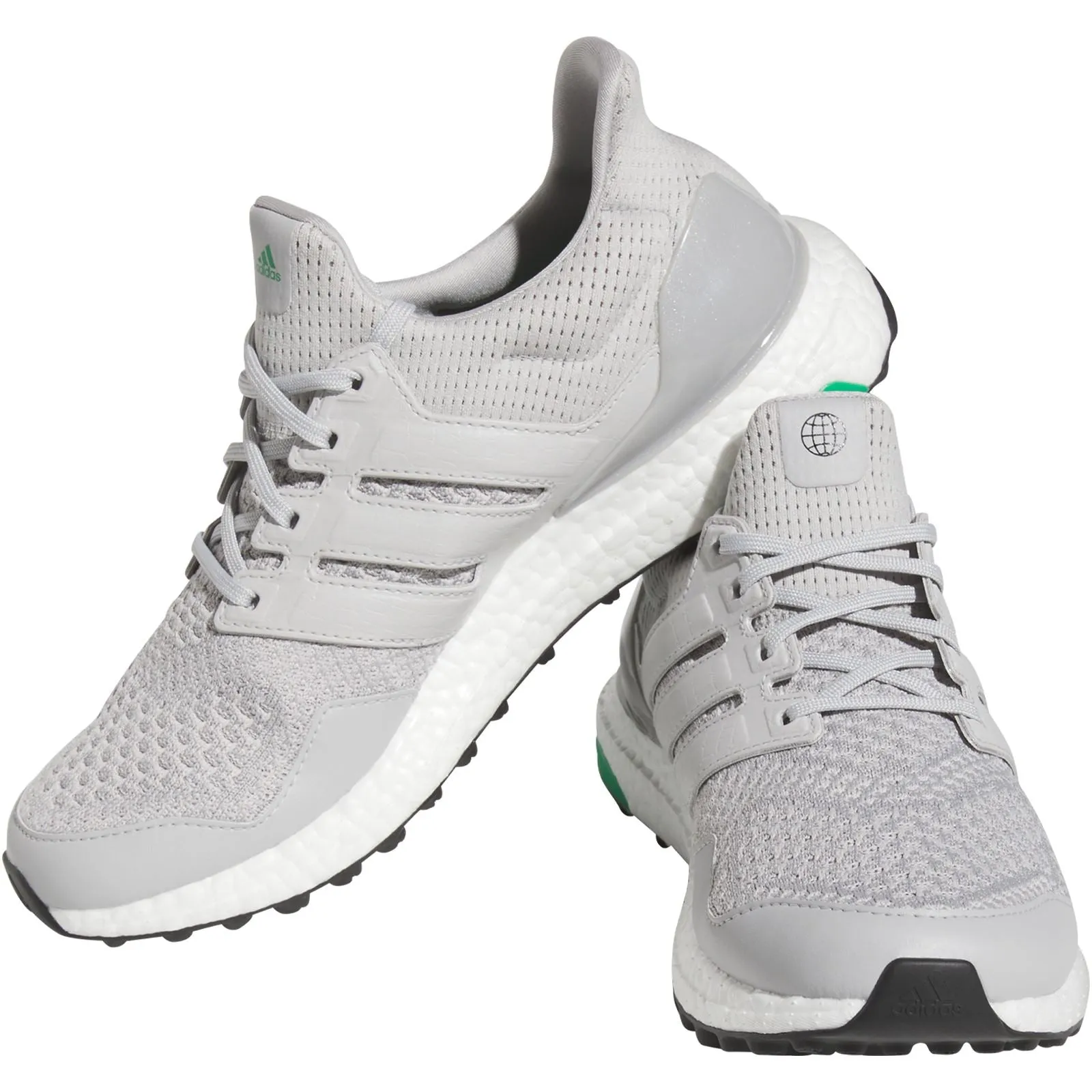 Ultraboost Spikeless Golf Shoes Grey Two/Grey/Court Green - SS24