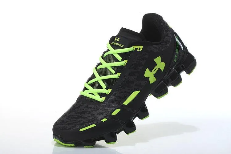 Under Armour UA Scorpio Men's Running Shoes- Black/Green