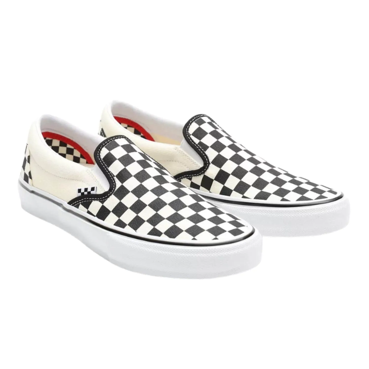 Vans Skate Slip-On (Checkerboard) - Black/Off White