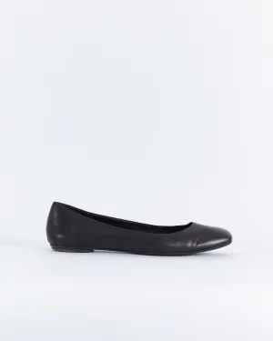 Yves Saint Laurent vintage square toe ballet flats, black, 37